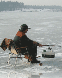 Zeischa am Badesee im Januar