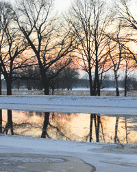an der Schwarzen Elster in Zeischa